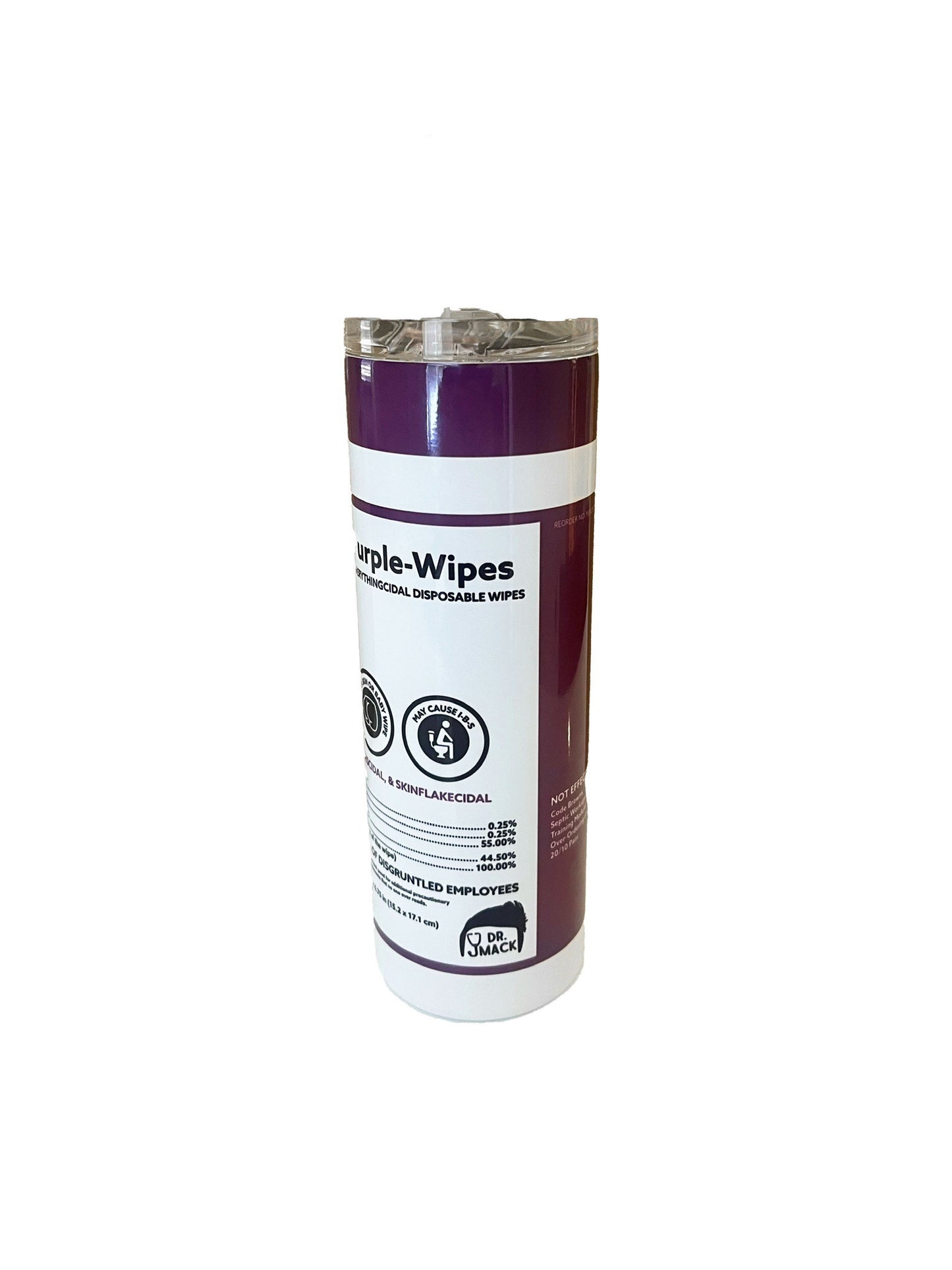 Purple Wipe Cup